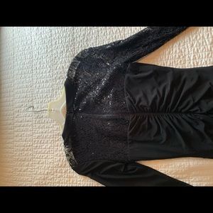 black David’s Bridal dress